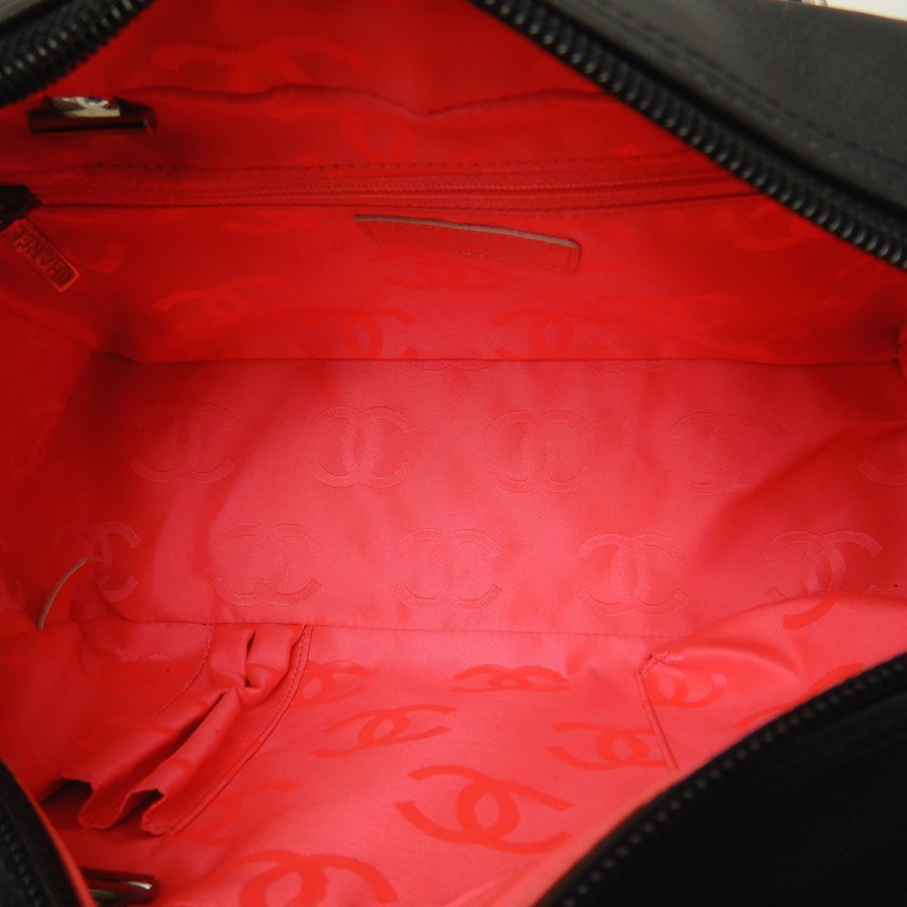 Chanel Cambon Line Bowling Bag Lambskin Black Shoulder - Picture 6 of 6